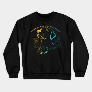 symbol for fulfillment Crewneck Sweatshirt